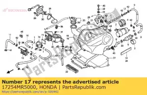 Honda 17254MR5000 tubo, l. filtro dell'aria secondario - Il fondo