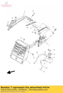 yamaha 2GU23391C000 painel frontal - Lado inferior