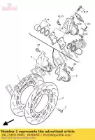 1NL258310000, Yamaha, schijf, rem (rechts) yamaha xvz xvztd venture royal 1300 13, Nieuw