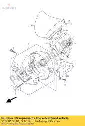 Qui puoi ordinare piastra, alloggiamento c da Suzuki , con numero parte 5186016GA0: