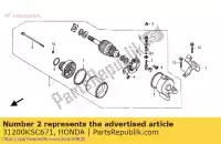 31200KSC671, Honda, Startmotor honda crf 250 2004 2005 2006 2007 2008 2009 2011 2012 2013, Nieuw