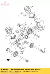 Qui puoi ordinare bilanciamento assy da Yamaha , con numero parte 4NX115000200: