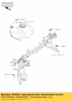 560330848, Kawasaki, label-handleiding, kettinginfo kawasaki ninja h2r  p 1000 , Nieuw