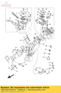 yamaha 1B9F58550000 tuleja, membrana - Dół