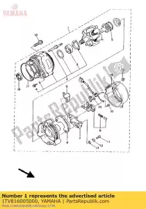 Yamaha 1TV816005000 a.c. generator assy - Bottom side