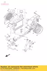 Tutaj możesz zamówić ? Ruba, gwintowanie od Yamaha , z numerem części 977076053000: