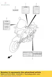 Aqui você pode pedir o manual, dono em Suzuki , com o número da peça 9901127G51SDE: