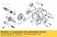 91204GN2005, Honda, joint d'huile, 17x30x5 (nok) honda sa 50 1993, Nouveau