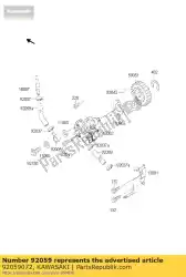 Qui puoi ordinare pipe-olio da Kawasaki , con numero parte 92059072:
