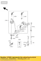 Aquí puede pedir interruptor-montaje-encendido kl250-h1 de Kawasaki , con el número de pieza 270051203: