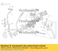 AP8133594, Piaggio Group, tornillo de tubo de aceite     , Nuevo