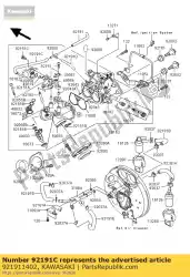 buis, l = 130 van Kawasaki, met onderdeel nummer 921911402, bestel je hier online: