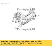 CM1269B8, Piaggio Group, Eng.125 4s / 2v e3 derbi variant sport oem derbi variant sport zdpsg000 125 2012 2016, Nuevo