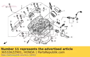 Honda 36532KZZ901 sensor,oxygen - Bottom side