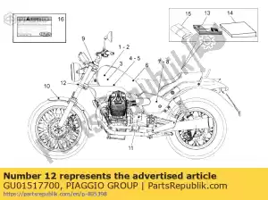 Piaggio Group GU01517700 sticker 