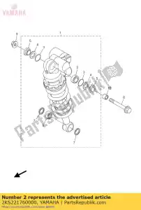 yamaha 2KS221760000 bearing - Bottom side