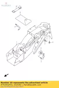 Suzuki 4743502F01 zespó?, narz?dzie - Dół