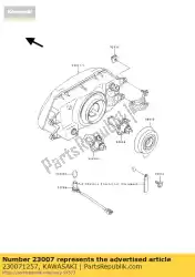 lens-comp, hoofdlamp kle500-a1 van Kawasaki, met onderdeel nummer 230071257, bestel je hier online: