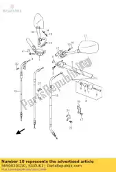 Aquí puede pedir espejo de montaje, rea de Suzuki , con el número de pieza 5650029G10: