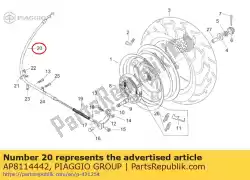 Aquí puede pedir cable de freno trasero de Piaggio Group , con el número de pieza AP8114442: