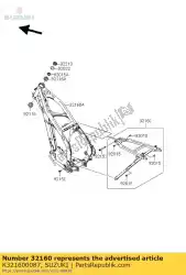 Here you can order the frame-comp,rr from Suzuki, with part number K321600087: