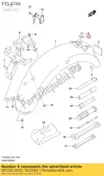 Ici, vous pouvez commander le coussin auprès de Suzuki , avec le numéro de pièce 0932013025: