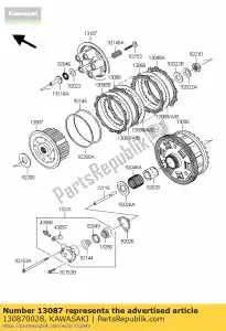 kawasaki 130870028 piasta-sprz?g?o zx1400a6f - Dół