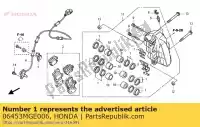 06453MGE006, Honda, jeu de joints d'étanchéité, piston (25) honda vfr  f crosstourer x dtc fd xd dct vfr1200fa vfr1200fda vfr1200f vfr1200fd 1200 , Nouveau