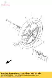 Here you can order the seal,oil from Yamaha, with part number 931062080800: