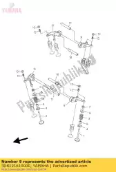 Tutaj możesz zamówić rami?, d? Wignia zaworowa 2 od Yamaha , z numerem części 3D8121610000: