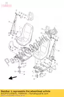 5UGF47100000, Yamaha, pojedyncze siedzenie komplet yamaha yxr 450 660 700 2004 2005 2006 2007 2008 2009 2011 2012 2013, Nowy