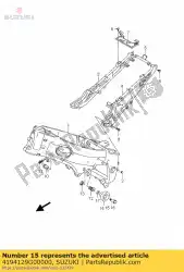 bewaker, frame, l van Suzuki, met onderdeel nummer 4194129G00000, bestel je hier online: