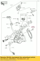 921540133, Kawasaki, bullone kawasaki klx  s kx f t sf w klx250 kx450f kx450 klx230r klx230 klx300r kx250 kx250x kx450x 250 450 230 300 , Nuovo