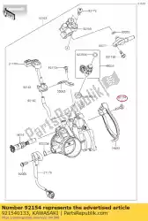 Aquí puede pedir tornillo de Kawasaki , con el número de pieza 921540133: