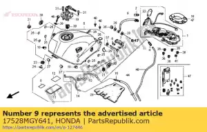 Honda 17528MGY641 hose comp., fuel feed - Bottom side