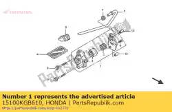 Aqui você pode pedir o bomba assy., óleo em Honda , com o número da peça 15100KGB610: