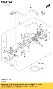 suzuki 1512548G00 o-ring - Dół