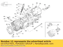 Aquí puede pedir resorte interior de Piaggio Group , con el número de pieza GU37037605: