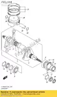 1222011H00, Suzuki, crankshaft,r suzuki  lt a 450 500 2007 2008 2009 2010 2011 2012 2014 2015 2016 2017 2018 2019, New