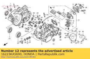 honda 16223KA5690 band, isolator - Onderkant