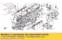 17261HM7A00, Honda, geen beschrijving beschikbaar op dit moment honda trx 400 450 2000 2001 2002 2003 2004, Nieuw