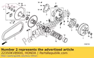 Honda 22350KVB900 plate comp., drive - Bottom side