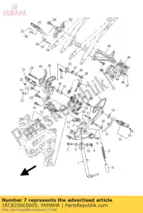 yamaha 1RC825665000 interruptor, soporte lateral - Lado inferior