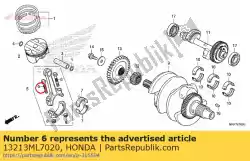 Here you can order the bolt, connecting rod from Honda, with part number 13213ML7020: