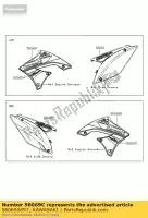 560690897, Kawasaki, patroon, lijkwade, lwr, rh kawasaki kx  f kx450f 450 , Nieuw