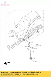 Ici, vous pouvez commander le support de casque assy auprès de Yamaha , avec le numéro de pièce 3YX213080000: