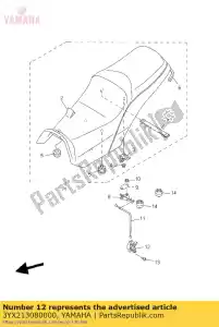 yamaha 3YX213080000 support de casque assy - La partie au fond