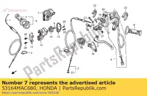 honda 53164MAC680 pokrywa, obudowa przepustnicy - Dół