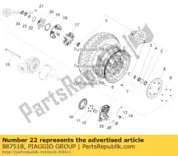 Tutaj możesz zamówić o-ring 56,74x3,53 od Piaggio Group , z numerem części 887518: