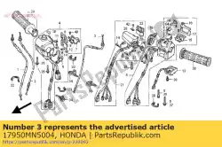 kabelcomp., choke van Honda, met onderdeel nummer 17950MN5004, bestel je hier online: